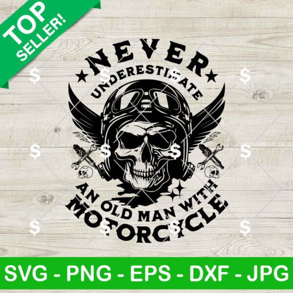 Motocycle Skull SVG