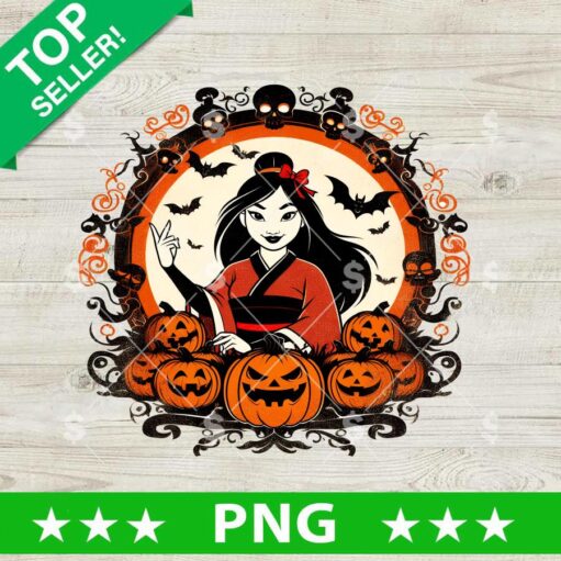 Mulan Princess Halloween PNG