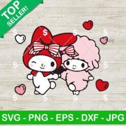 My Melody Friends SVG, Kawaii Kitty SVG, Sanrio Lover PNG Digital Files