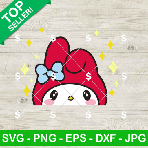 My Melody Peekaboo Svg