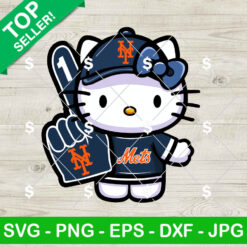 New York Mets Hello Kitty MLB SVG