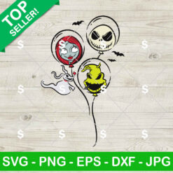 Nightmare Before Christmas Balloon SVG