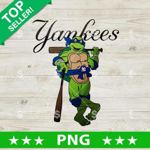 Ninja Turtle Yankees Baseball Png