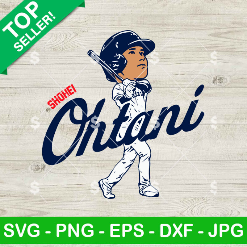 Ohtani Los Angeles Dodgers SVG, Ohtani Baseball SVG PNG