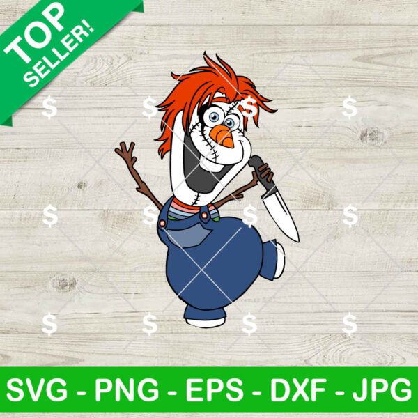 Olaf Frozen Horror Killers SVG, Cute Olaf Freddy SVG, Olaf Halloween SVG