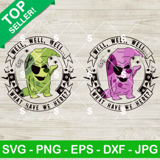 Oogie Boogie Bluey Well Well Well SVG Bundle