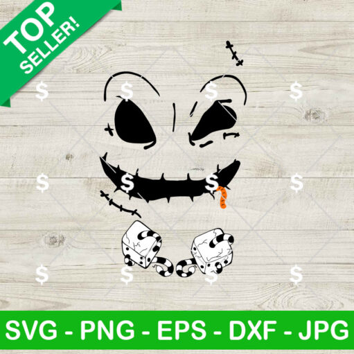 Oogie Boogie Face SVG