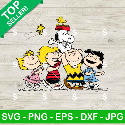 Snoopy Peanuts Gang Svg