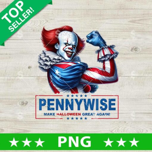 Pennywise Make Halloween Great Again Png