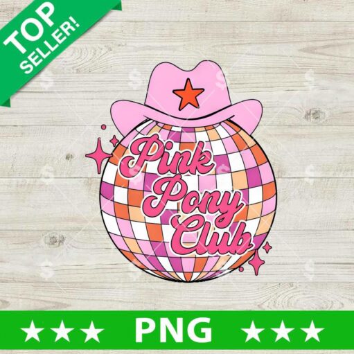 Pink Pony Club Disco Ball Png