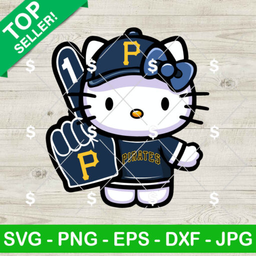 Pittsburgh Pirates Kitty Mlb Svg