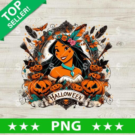 Pocahontas Princess Halloween PNG