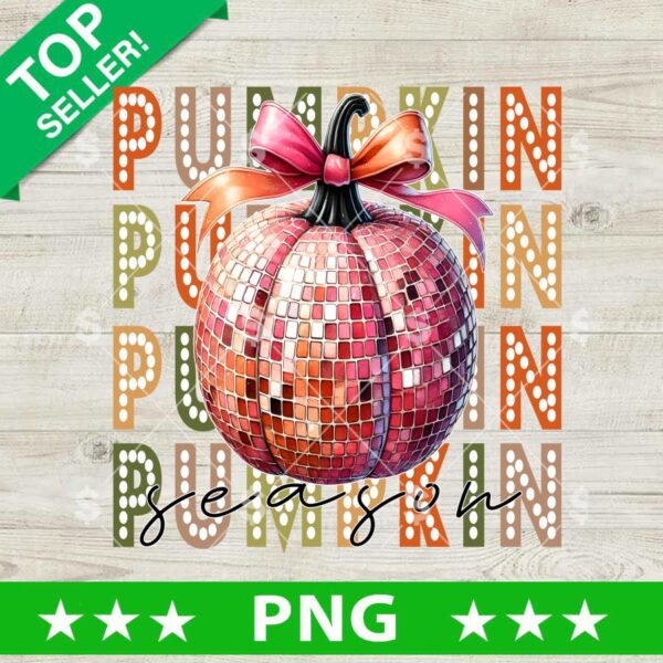 Pumpkin Disco Ball PNG