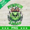 Pumpkin Season Grinch face PNG