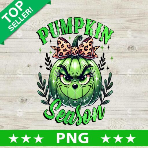 Pumpkin Season Grinch Face Png