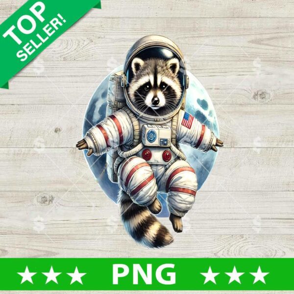 Raccoon Autronaut PNG