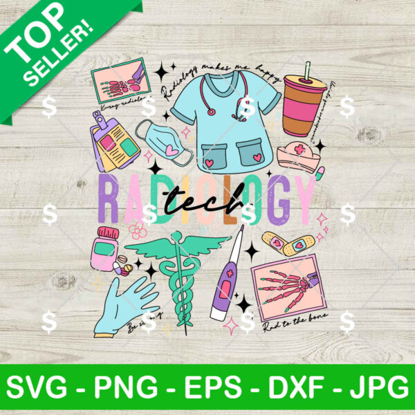 Radiology Tech SVG, Nurse Symbols SVG, Radiologic Technologist SVG PNG Digital Files