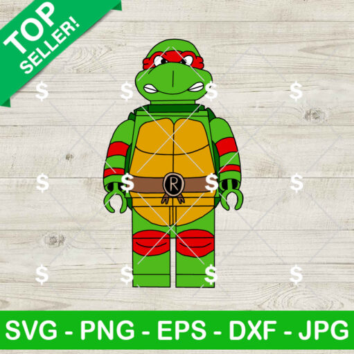 Raphael Ninja Tirtle Lego SVG