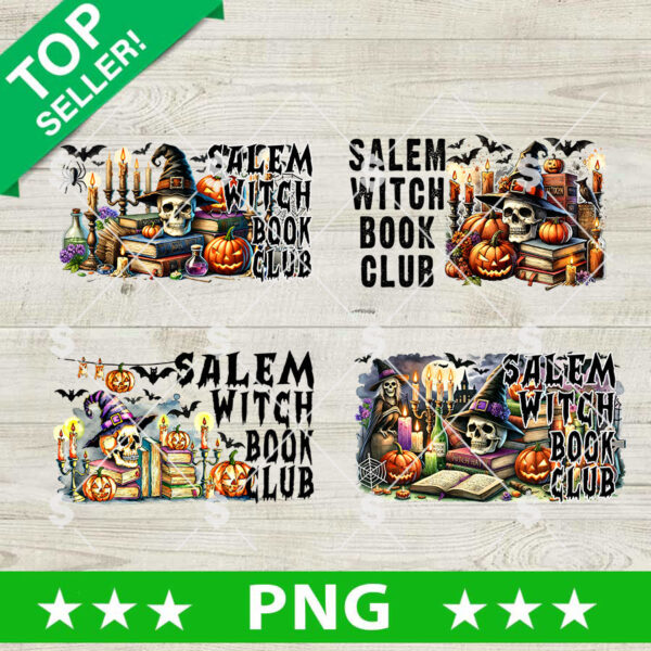 Salem Wich Book Club bundle PNG