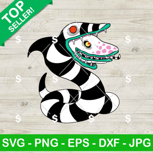 Sandworm Beetlejuice Movie SVG