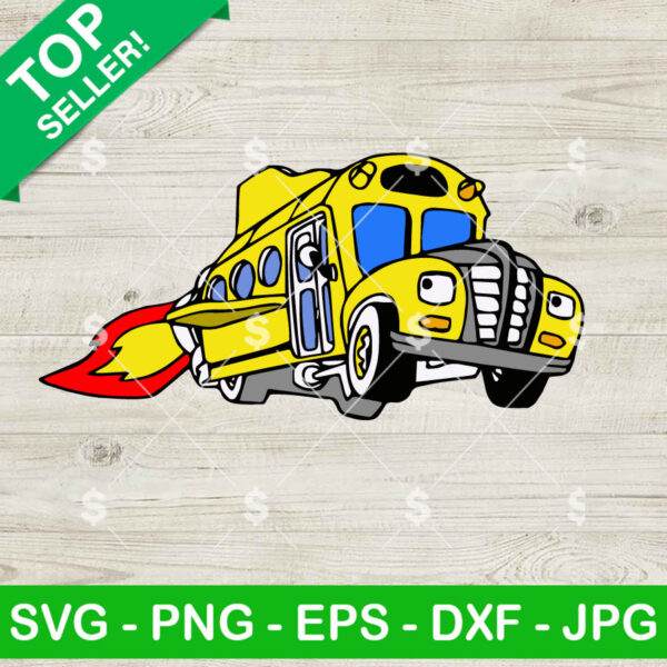 School Bus Cartoon SVG