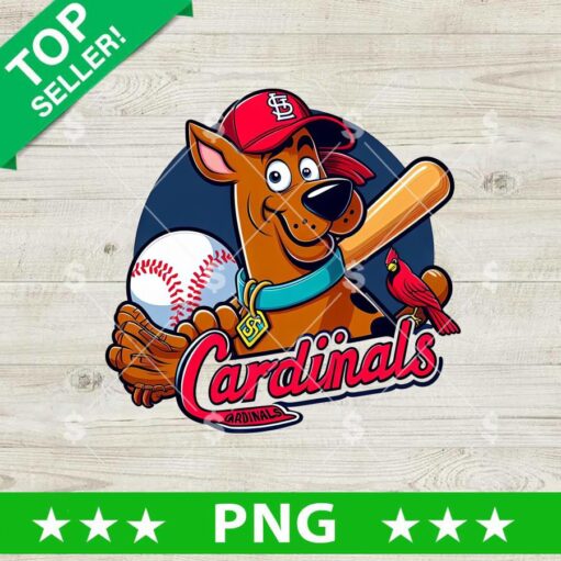 Scooby-Doo Cardinals Baseball PNG