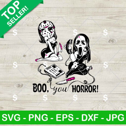 Sexy Jason Voorhees And Ghostface Svg