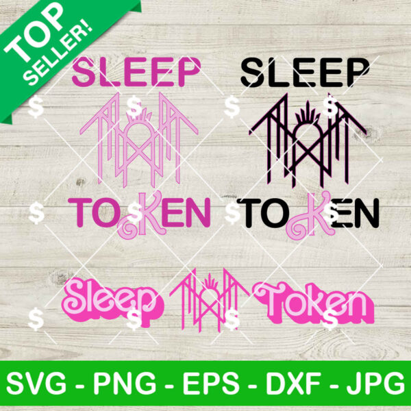 Sleep Token Pink Logo SVG Bundle, Sleep Token Rock Band SVG, Barbie Rock Band Logo SVG Digital Files