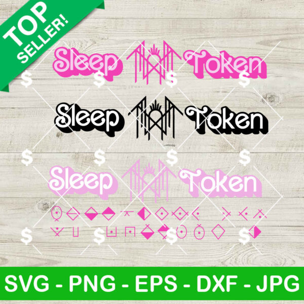 Sleep Token Rock Band Barbie Style SVG Bundle, Sleep Token Rock Band SVG, Sleep Token Logo SVG Digital Files