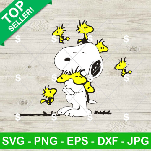 Snoopy And Woodstock SVG