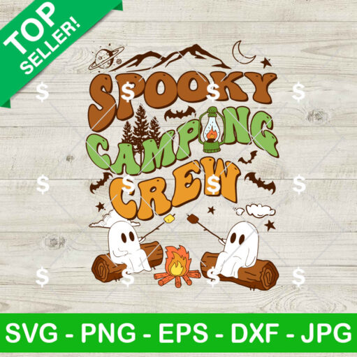 Spooky Camping Crew Svg