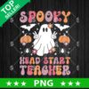 Spooky Head Start Teacher Ghost PNG