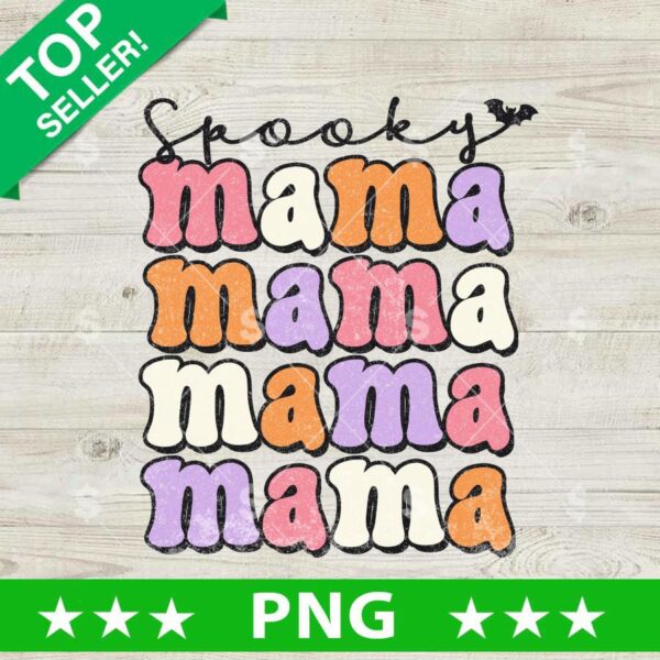 Spooky Mama Halloween PNG