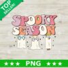 Spooky Season Bluey Cartoon PNG, Bluey Halloween Spooky Sublimation PNG
