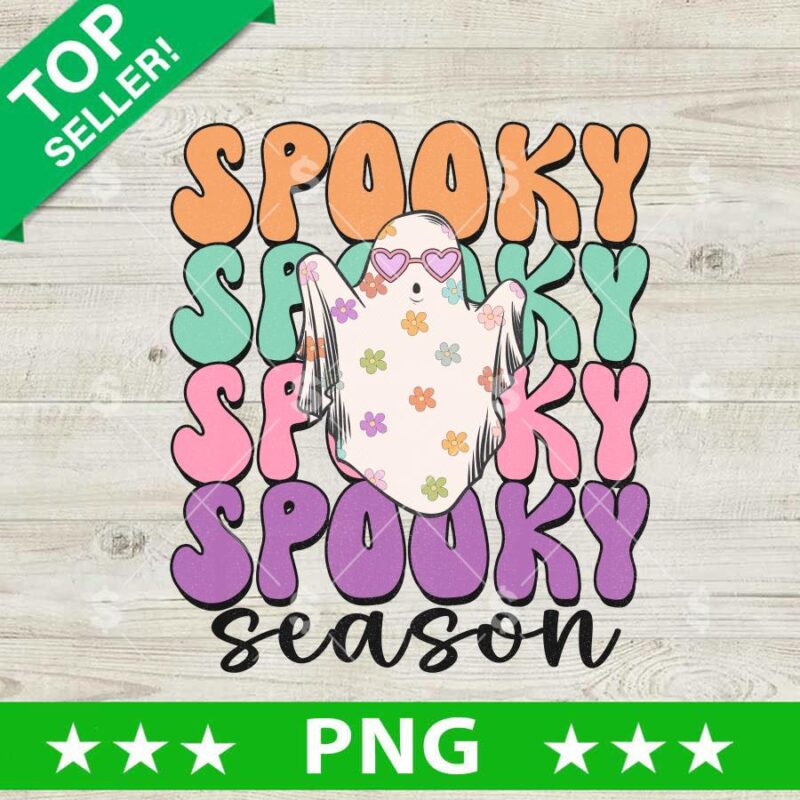 Spooky Season Cute Boo PNG
