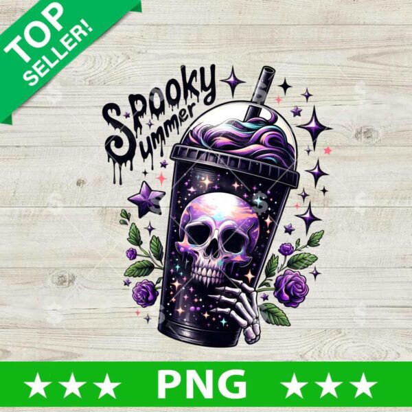 Spooky Summer Drink Coffee PNG