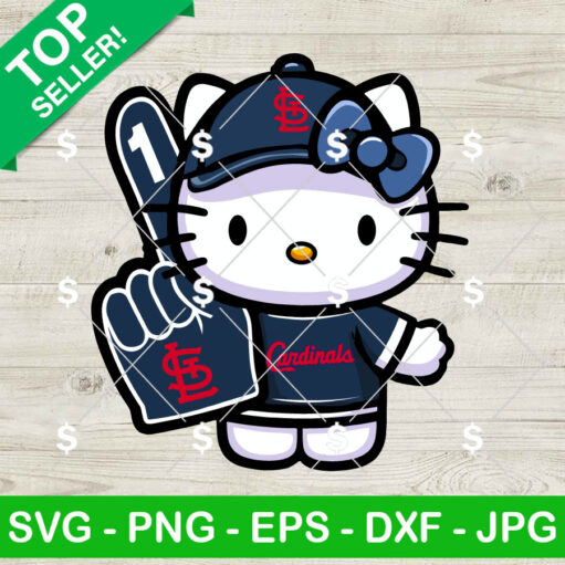 St. Louis Cardinals Kitty Mlb Svg