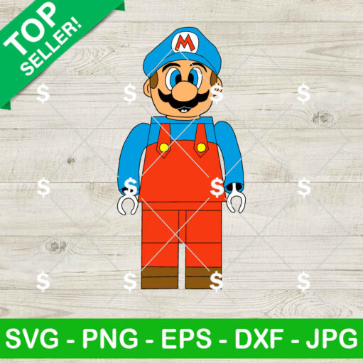 Super Mario Lego Svg