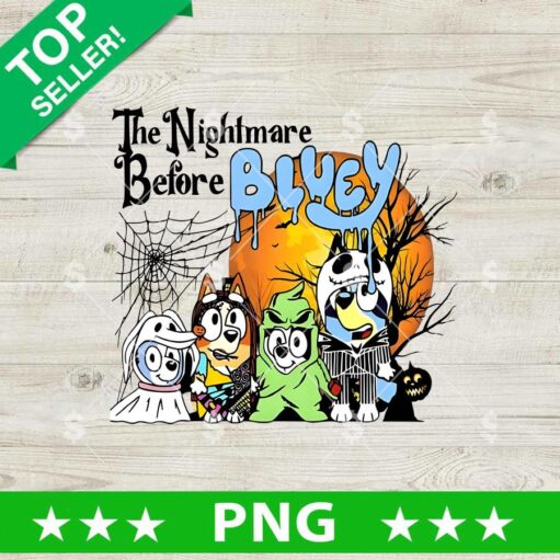 The Nightmare Before Bluey PNG