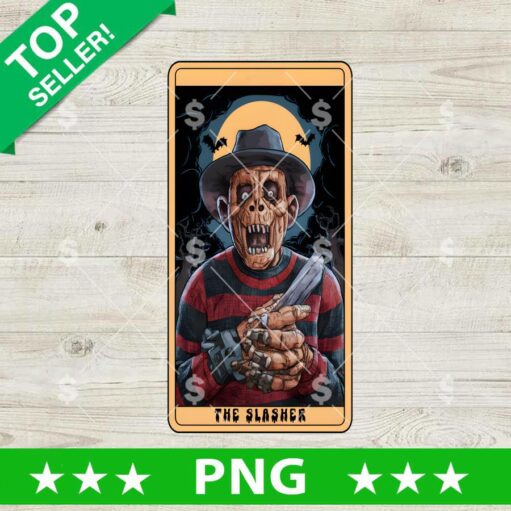 The Slasher Tarot Card Freddy Krueger PNG