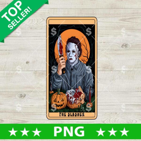 The Slasher Tarot Card Michael Myers PNG