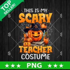 This is my Scary Teacher Costume Halloween PNG