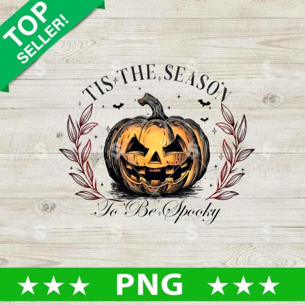 Tis The Season To be Spooky Jack O Lantern PNG