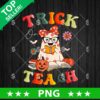 Trick or Teach Ghost Pumpkin Reading PNG
