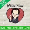 Wednesday Addams Middle Finger SVG