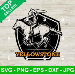 Yellowstone Western Cowboy SVG