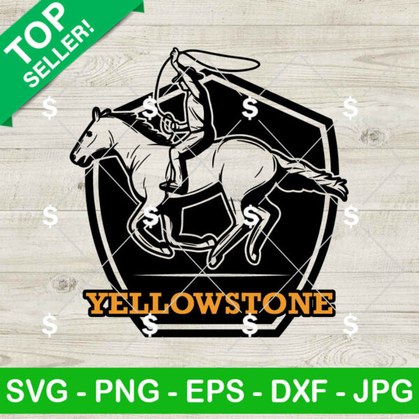 Yellowstone Western Cowboy SVG