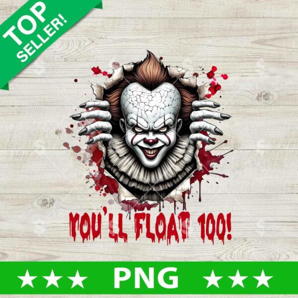 You'll Float Too Pennywise Tear PNG