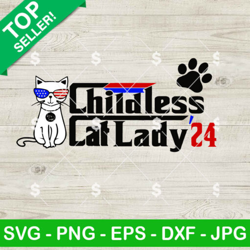 Childness Cat Lady 24 SVG