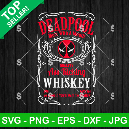 Deadpool Whiskey Logo Svg